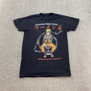 Ripple Junction Naruto Shippuden Shirt Youth Small Black Ichiraku Ramen Shop